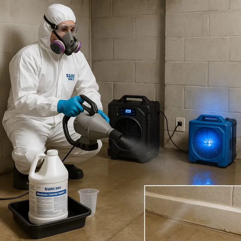 Sanitization and Odor Removal process in North Smithfield, RI